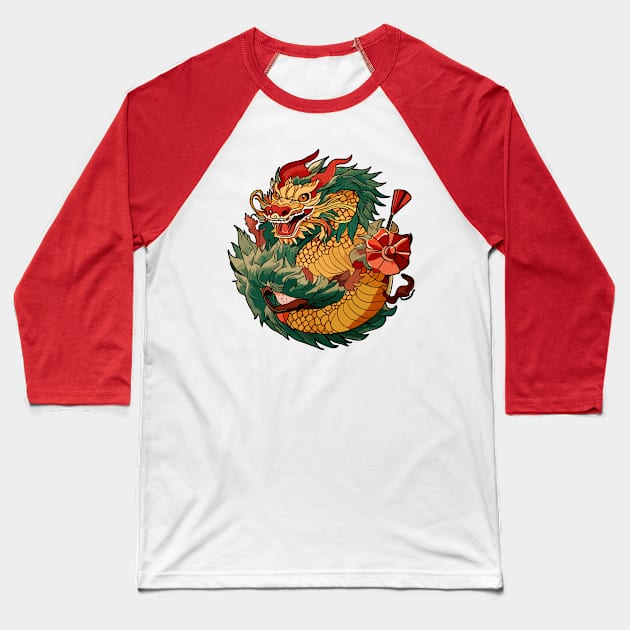 Chinese New Year – Year of the Dragon Baseball T-Shirt by valentinahramov